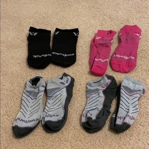 Swiftwick running socks small
